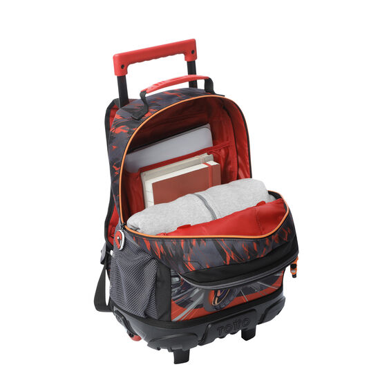 Kit escolar mochila de ruedas + estuche Speed Biker image number 3